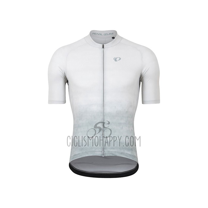 Pearl Izumi Cycling Jersey Bib Short 2021 Men Short Sleeve White Gray